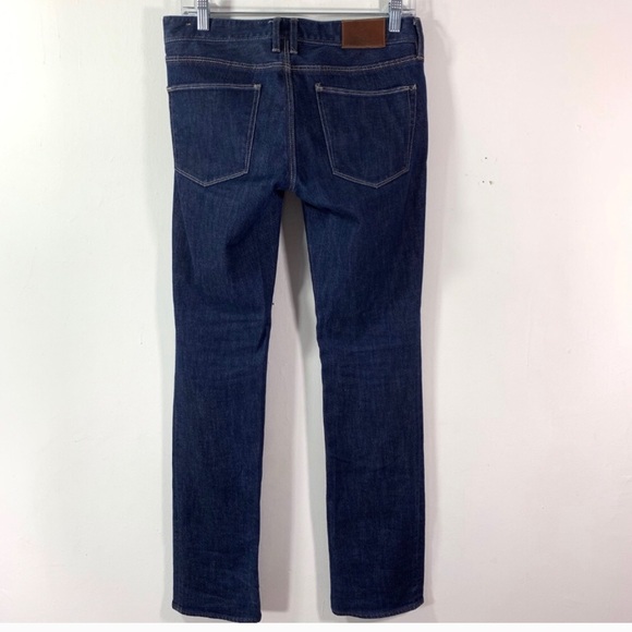 Madewell The Rail Straight Dark Wash Jeans - Picture 5 of 7